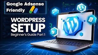 WordPress SEO Optimized Blogging Website For Google AdSense Approval  WordPress Installation [upl. by Einniw]