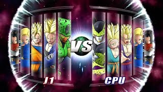 Dragon Ball Raging Blast 2 Team of the future vs Team of the past [upl. by Linea]