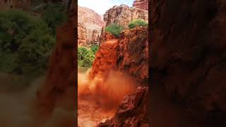 Evacuation Underway Flooding Of Havasupai Falls In Arizona [upl. by Nage584]