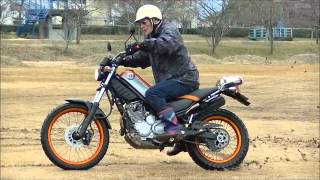 YAMAHA TRICKER S 【雨上がりダート練習♪】 [upl. by Htebasil115]