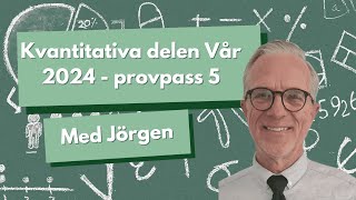 Högskoleprovet Vår 2024 kvantitativ del provpass 5 ➗ [upl. by Inad]