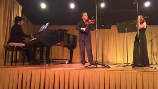 VIOLIN DUET NAVARRA Op33 by Pablo de Sarasate Exciting Spanish Piece for 2 Violins [upl. by Adnauqal]