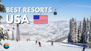 Top 10 Ski Resorts in the US  202324 [upl. by Airotel339]