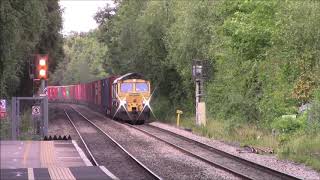 Freight Trains at Heyford and Lapworth 26820 [upl. by Hirst321]