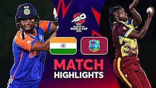 India vs West Indies 4th Warmup Match Highlights  ICC Women World Cup  IND vs WI Highlights [upl. by Kolodgie400]