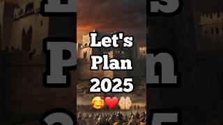 Lets Plan 2025 shorts islam [upl. by Eliza]