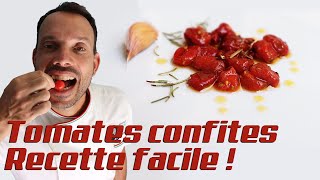 Comment réaliser des tomates confites très facilement  recette dAlain Ducasse [upl. by Aenotna]