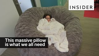 This massive pillow is exactly what we all need right now [upl. by Hanoj]