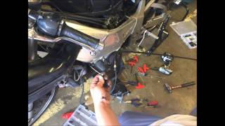 2000 GSXR clutch cable replacement [upl. by Boardman]