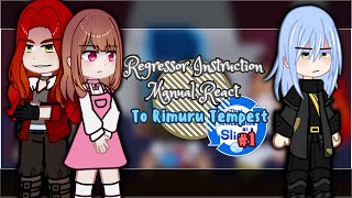 Regressor Instruction Manual React To Rimuru Tempest As The Demon Lord  Gacha Reaction  Part 12 [upl. by Hadeehuat]