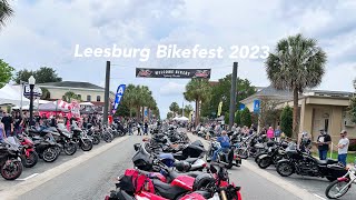 Leesburg Bikefest 2023 Day 2 Main Street TURNS IT UP [upl. by Salvidor525]