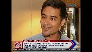 24 Oras Vico Sotto patutunayan daw na kahit bata pa ay alam niya ang kanyang mga tungkulin [upl. by Namdor273]