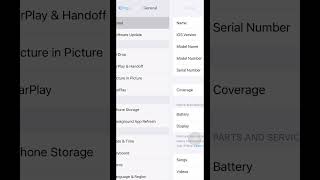 How to check the unknown part amp changed parts in phone iphone tricks [upl. by Alyacim915]