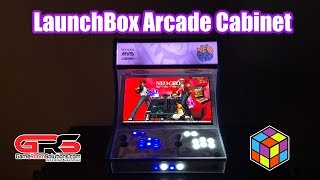 LaunchBox Powered Bartop Arcade Cabinet [upl. by Hairahcaz675]