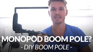 Awesome DIY Monopod Boom Pole [upl. by Yroj]