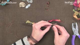 Artbeads Quick Tutorial  Boho Bracelet Techniques with Candie Cooper [upl. by Nylauqcaj]