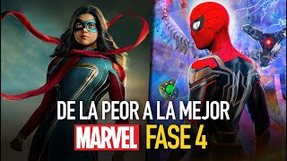 De lo peor a lo mejor de la Fase 4 de Marvel Studios  The Top Comics [upl. by Livia]