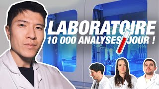 Je visite le LABO de lHÔPITAL de LILLE  🧪 10 000 analysesjour 🧬 [upl. by Gael]