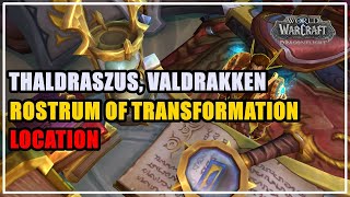 Thaldraszus Valdrakken Rostrum of Transformation WoW [upl. by Ivy820]