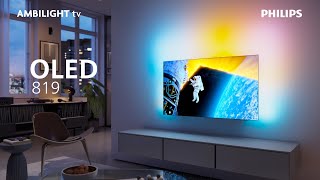 Philips Ambilight TV OLED819  4K Ultra HD OLED  Bring IMAX home [upl. by Etnohc]