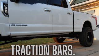 Preventing Truck Axle Wrap amp Wheel Hop with WEHRLI CUSTOM FAB TRACTION BARS Ford F250F350 [upl. by Flavius46]