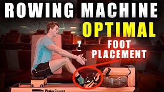 Rowing Machine Better Foot Placement  FASTER Rowing [upl. by Akinej]