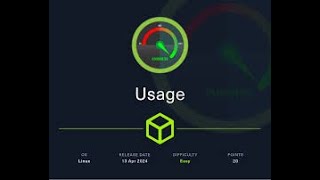 Usage HTB walkthrough [upl. by Ettigdirb]