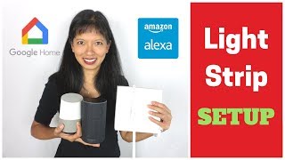 How to Setup YeeLight LightStrip with Alexa and Google Home [upl. by Ehgit]