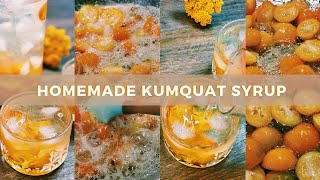 Homemade Kumquat Syrup 4 Ingredients [upl. by Jobye]