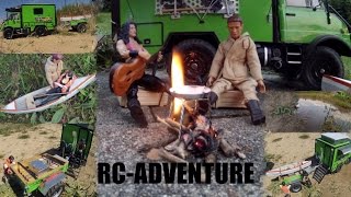 Unimog Tamiya CC01 Adventure with Quadkopter Blade QX350 20 RC Movie [upl. by Talia]