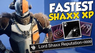 The FASTEST Shaxx XP Farm  How To Get Superblack Destiny 2 [upl. by Nay232]