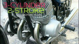 3 cylinder 2stroke motorcycles [upl. by Nylsirhc]