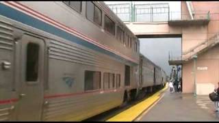 Amtraks California Zephyr Arrives in Emeryville Ca 21709 [upl. by Imaj]