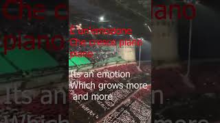 AC Milan Sarà perché ti amo Lyrics and Translation shorts football fans milan psg acmilan [upl. by Nava]