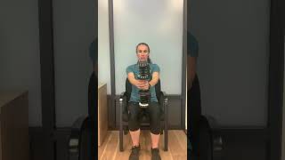 Assisted Bicep Curl amp Chest Press for Hemiplegic Side [upl. by Braunstein106]