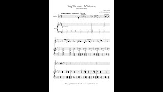 Sing We Now of Christmas Noël Nouvelet Violin and Piano [upl. by Vikki4]