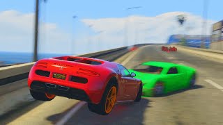 TEAMWORK RACING SORTA GTA V Funny Moments [upl. by Dduj488]