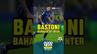 Alessandro Bastoni Bahagia di inter seriea italy news sports football shorts [upl. by Oelc]