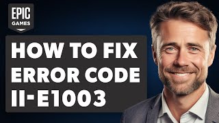 How To Fix Epic Games Failed Error Code IIE1003 Full 2024 Guide [upl. by Aggappe]