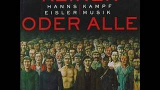 Hanns Eisler  Keiner oder Alle  Hermann Hähnel [upl. by Anaihsat356]