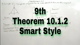 Theorem 1012 class 9 SSC I 2020 [upl. by Alius]