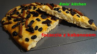 focaccia z kabanosem [upl. by Enahc]