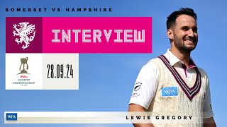 INTERVIEW Lewis Gregory reacts to Hampshire defeat [upl. by Ayital]