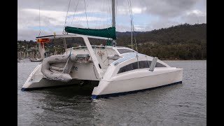 FOR SALE Crowther Shockwave Sailing Catamaran quotMoonshinequot [upl. by Ihcelek]