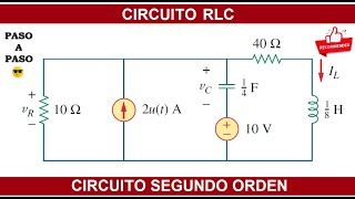 ✅ Solución Problema 83 Alexander Sadiku ✅ Circuito RLC [upl. by Lamar924]