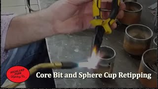 Core Bit and Sphere Cup Retipping [upl. by Chard]