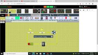 series circuit in dcaclab  series circuit simulation in dcaclab online simulator [upl. by Vastah]