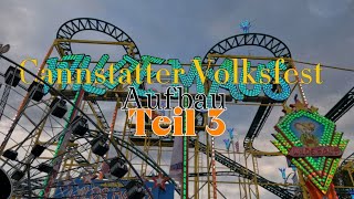 Cannstatter Volksfest 2024Aufbau Teil 3Clip by KirmesTime [upl. by Aviva]