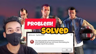 How to Fix D3DCompiler43dll Error Missing Windows 111087  GTA V Not Opening Error Fixed 2025 [upl. by Tala]