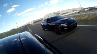 R35 GTR vs Hellcat [upl. by Enayr594]